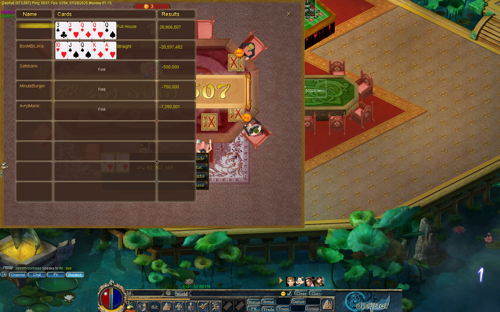 Zephyr Conquer Screenshot - Poker 1